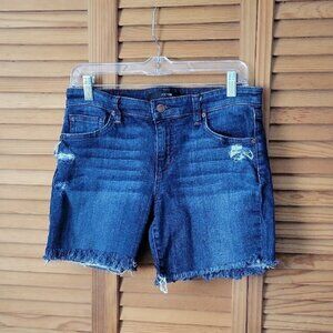 Joe’s Jeans Distressed Denim Women’s Cutoff Frayed Hem Blue Shorts Size 27
